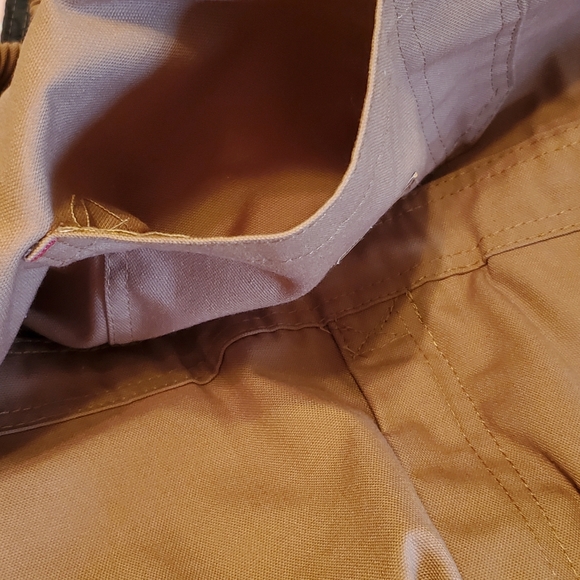 Men's Insulated Blended Duck Bib Overall Size Small Red Kap - Picture 8 of 16